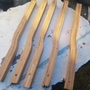 Étagère en chêne  cintrée