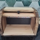 Huche à pain noyer et frêne