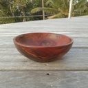 Petit bol en bois de rose d'Océanie
