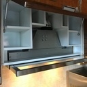 Transformation armoire hotte "extracteur" en hotte "tiroir"