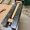 Fabrication de 4 petites tables à partir de carrés de parquet