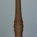 Toupie en bois de charme et de poirier