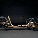 Tricycle couché entrainé par une visseuse à batterie