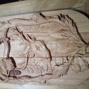 Bas relief   cerf