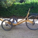 Le Zélo : Vélo couché en bois