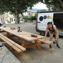 Table picinic géante - XXL