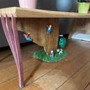 Un rocher d'escalade... ou bien une table ?