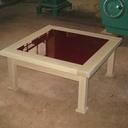 Table basse chêne blanchi