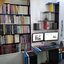 Bibliothèque et bureau en valchromat