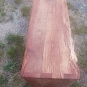 Banc en poirier et placages