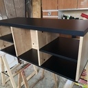 Petite table basse et meuble TV pour un studio