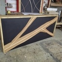 Coffrage cache fil pour écran salle de réunion