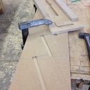 Maquette escalier quart tournant