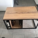Table basse style industriel