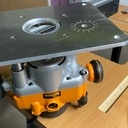 DXF Plaque défonceuse sous table TRA001