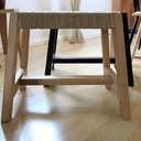 Tabouret avec tressage