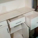 Realisation d un meuble de cuisine en melamine classique