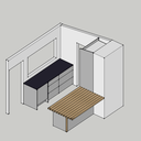 Cuisine sans poignée