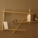 Etagère déstructurée en chène