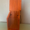 Mangeoire à graine verticale en Padouk