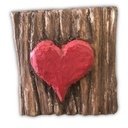 Petit coeur sculpté aimanté