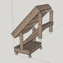 Etabli Pliant avec Palettes Eur EPAL