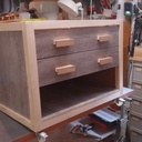 GROS chevet avec plateau renforcé pour LE test, roulettes pour le fun (PÊCHONS MES FRÈRES ET SŒURS)