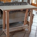 Console de couloir en bois