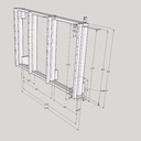 Presse a panneau murale