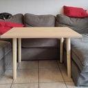 La table à son emplacement définitif. Avec la cat tax !