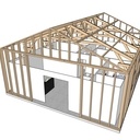 Futur Atelier qui va servir de maison dans un premier temps!