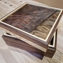 Boite noyer et frêne