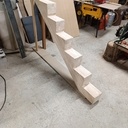 Escalier à limon central