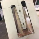 Gabarits assemblage poutres par queue d'aronde