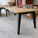 Table 2800x950 piètement en arêtier gainé