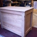 Coffre à bois en chene