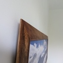 Cadre photo en noyer