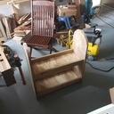 Porte Selle de Cheval en Teck