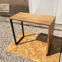 Bureau compact Chêne et fer