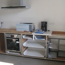 Cuisine avec façade amovible