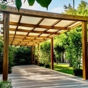 Bâche pour pergola bois