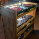 Meubles à vinyles et platines