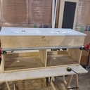 Le meuble à vasque de ma salle de bain