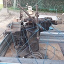 Grande table de style industrielle