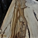 Petit bureau suspendu "live edge".