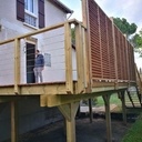 Terrasse bois sur pilotis en pin CL4