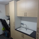 Petite buanderie en mélaminé