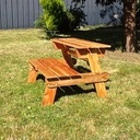 Combi banc demi table pic-nic