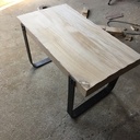 Avant la finition huile de lin