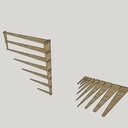 Étagère Nicole... Ni clous, ni vis non plus.